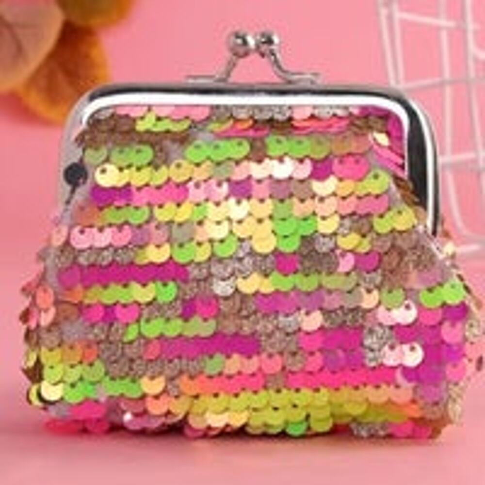 Flip Sequins Coin Purse